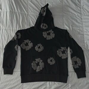 Denim Tears The Cotton Wreath Hoodie ‘Black’
